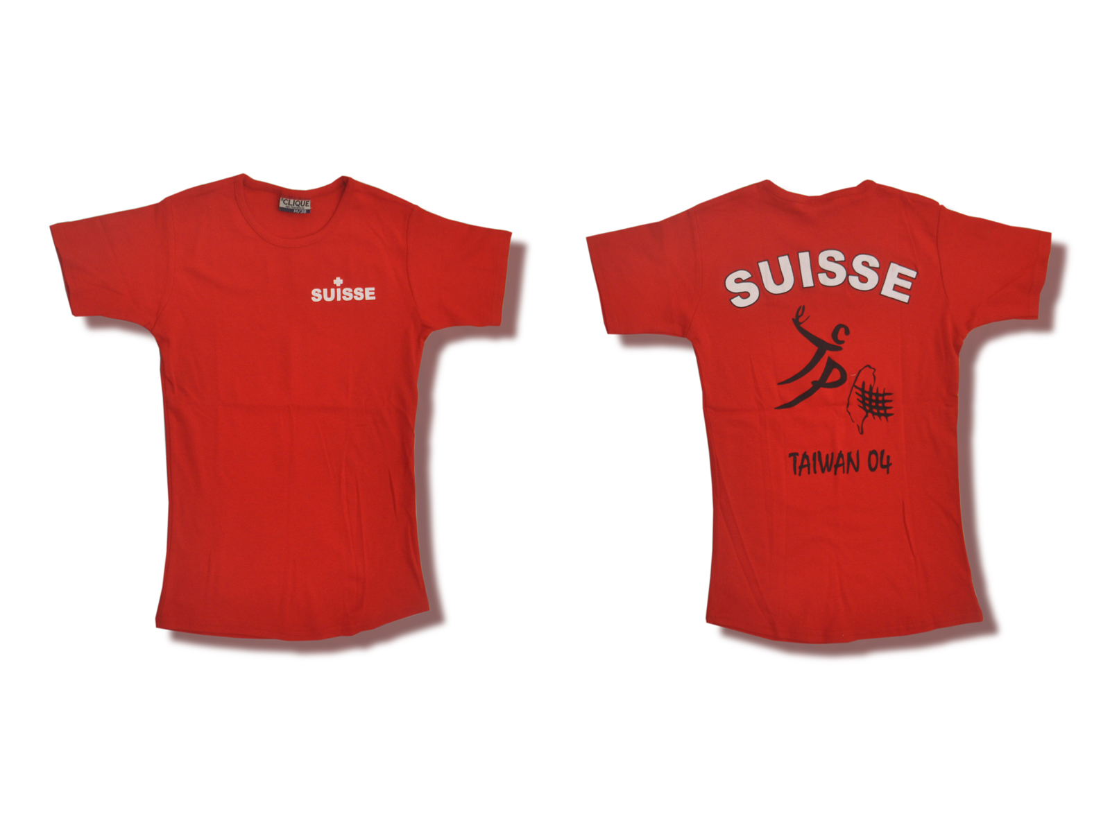 T-shirt Suisse/Taïwan